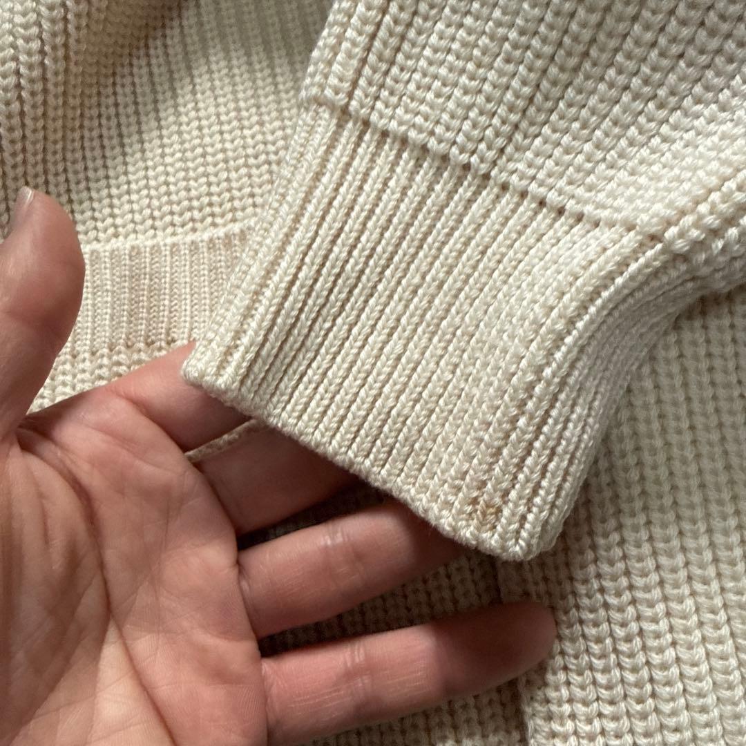 【りえぽんさん専用】BATONER バトナー　オフホワイト　カーディガン