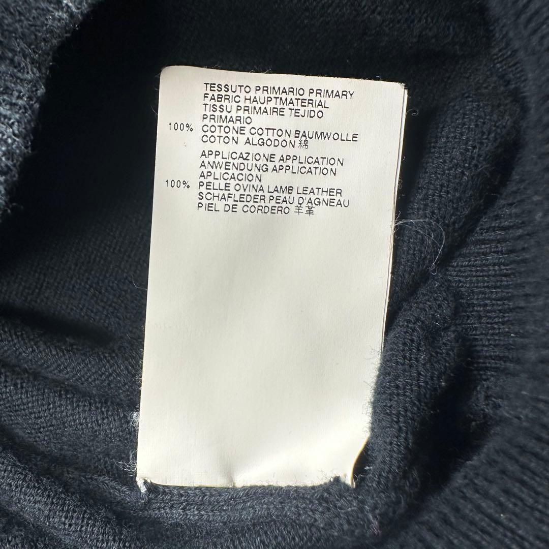 【美品】Maison Margiela エルボーパッチ ニット カーディガン