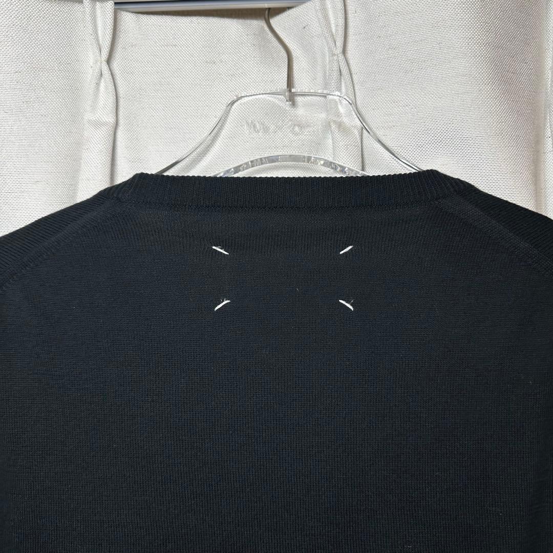 【美品】Maison Margiela エルボーパッチ ニット カーディガン