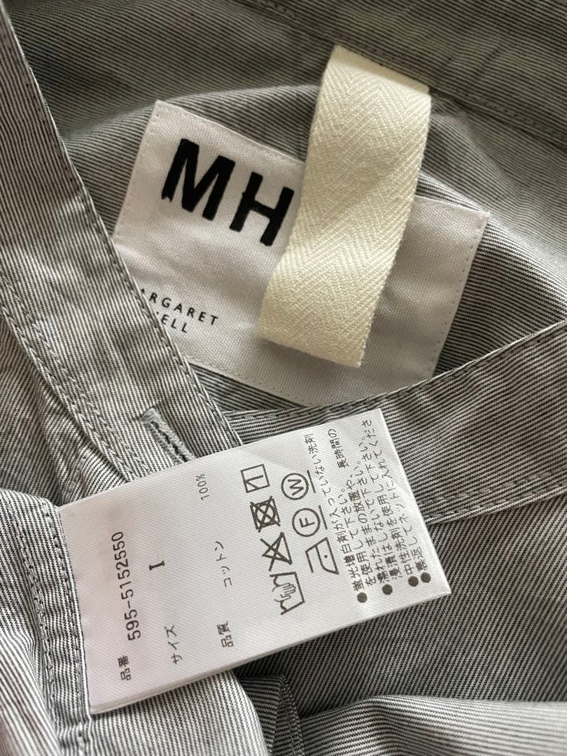 トップス MHL. LIGHT WASHED COTTON POPLIN SHIRT