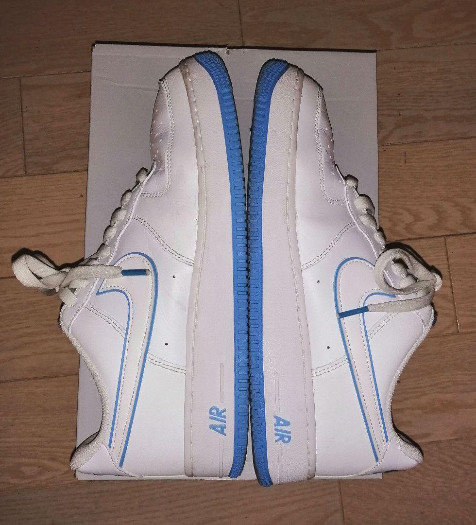 Nike Air Force 1 ホワイト/ブルー　27.5cm