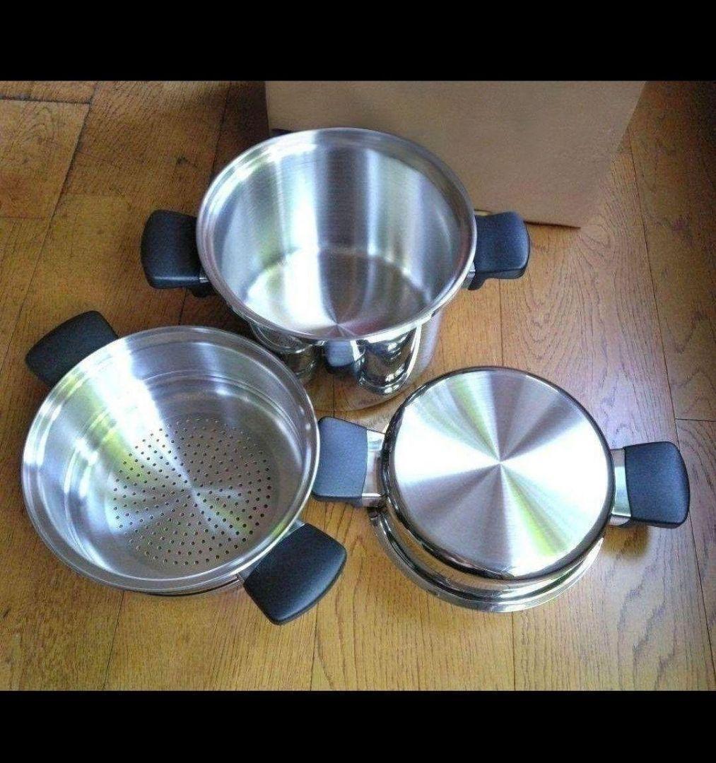 現行新型 ピカピカ綺麗 2024年製 アムウェイ 4L 鍋セット Amway↓