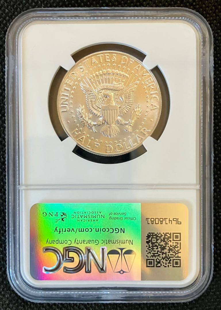 アメリカ 1964-D ケネディ ハーフダラー 銀貨 NGC MS65