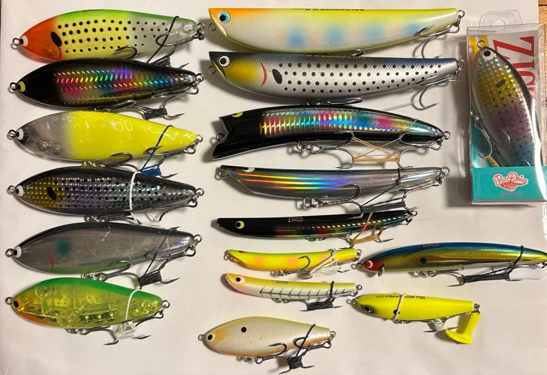 ポジドライブガレージ　ルアーセット　ジグザグ　オーバージョー