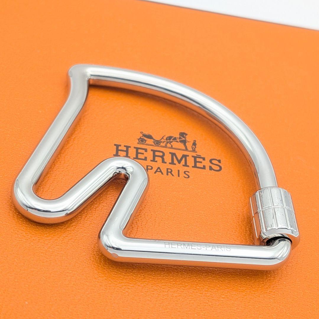 エルメス HERMES シュバル ホース キーリング キーホルダー 箱付