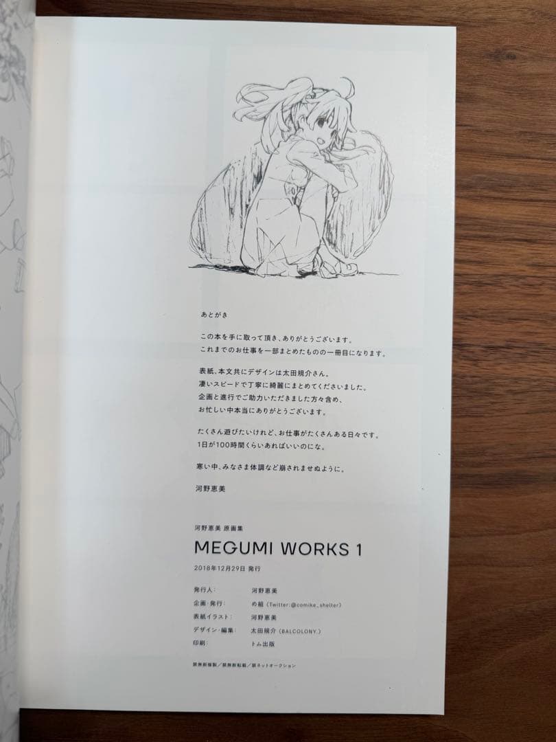 MEGUMI WORKS1　河野恵美　原画集