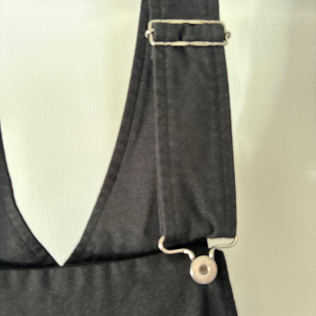 最終価格）ブラックコムデギャルソン　ラッフルオーバーオール