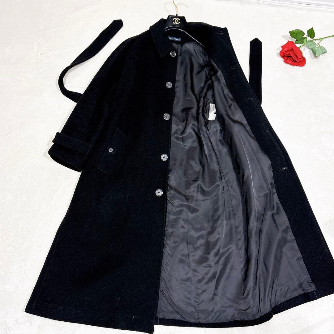 ほぼ未使用✨　ラルフローレン　トレンチコート　ウール　カシミヤ　ブラック　XL