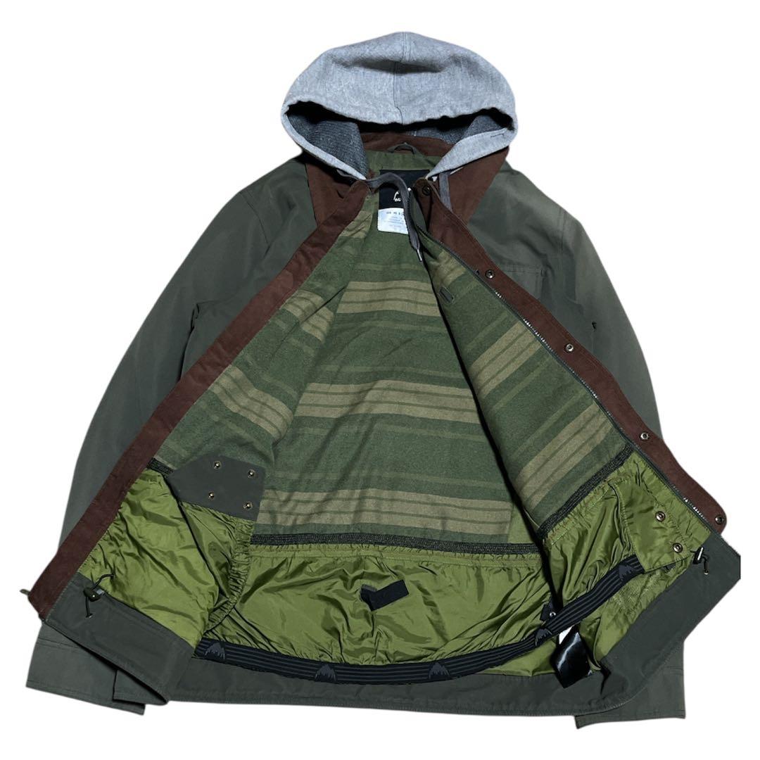 【大人気！】BURTON バートン オリーブ色 ジャケット スノボジャケット M