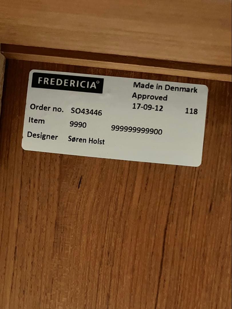 【FREDERICIA】ソーレン・ホルスト/センターテーブル/チーク材/限定3台