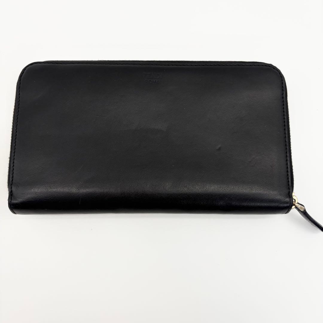 【美品】FENDI　長財布　ラウンドファスナー　バグズ　モンスター