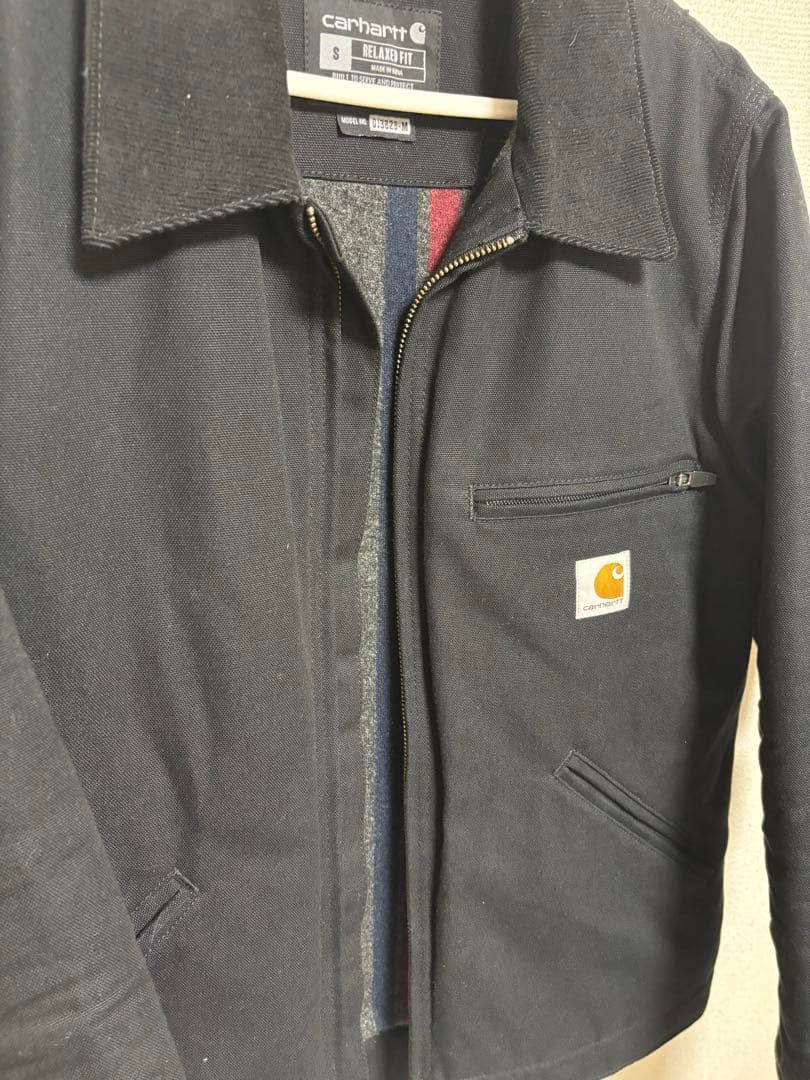 Carhartt デトロイトジャケット カーハート Sサイズ ブラック USA