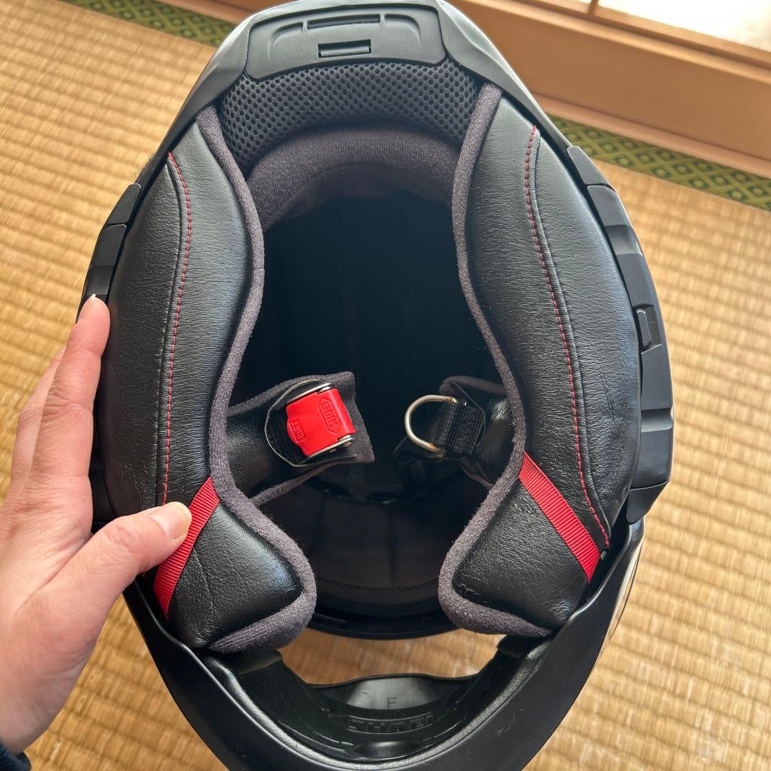 SHOEI フルフェイスヘルメット ホワイト・ブラック・レッド