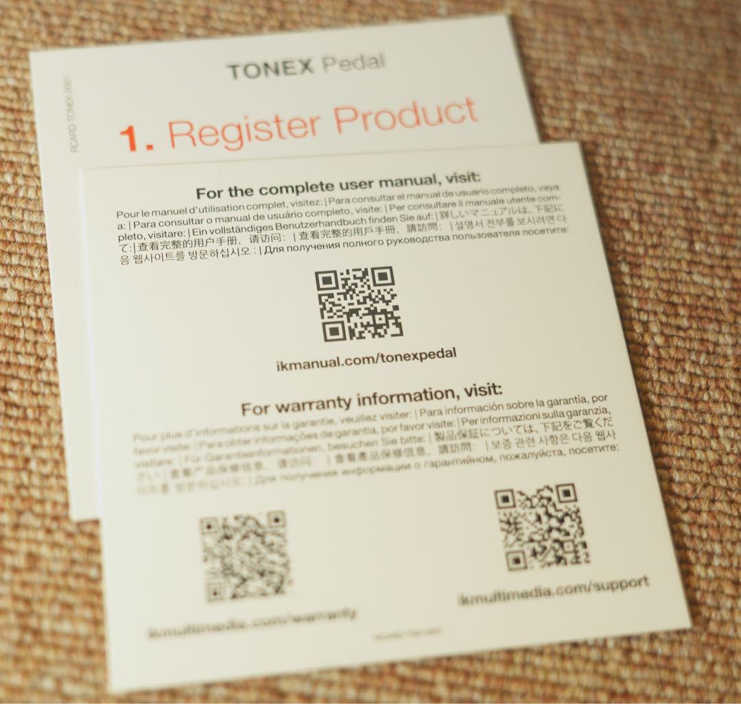 AmpliTube TONEX Pedal ライセンス解除済み