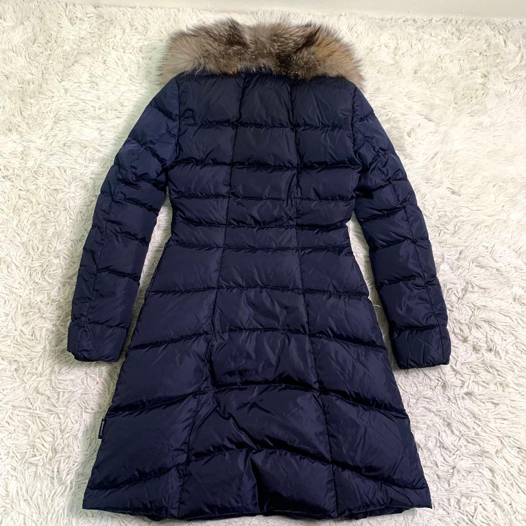 モンクレール イロンデール ダウンコート Aライン 2WAY フォックスファー