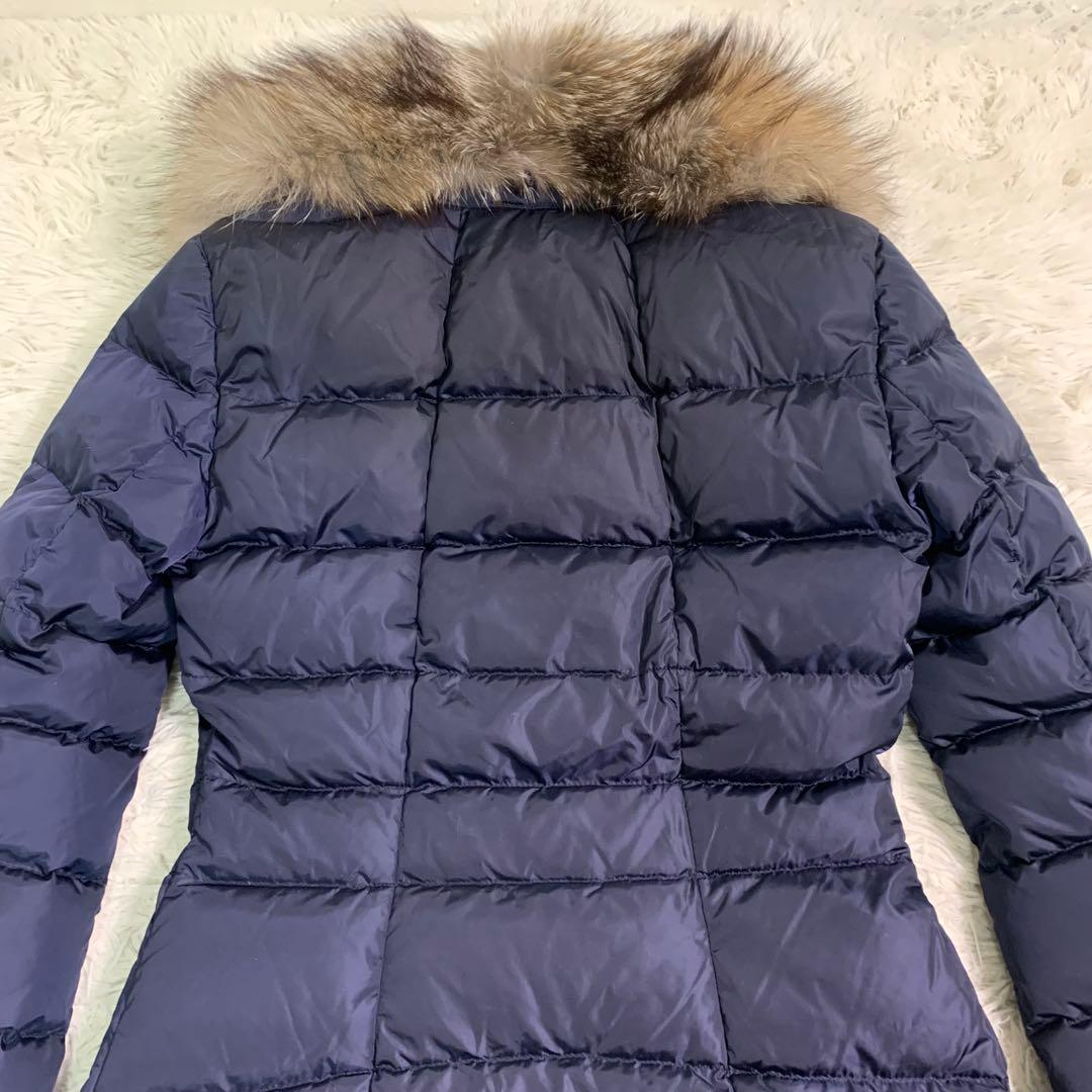 モンクレール イロンデール ダウンコート Aライン 2WAY フォックスファー