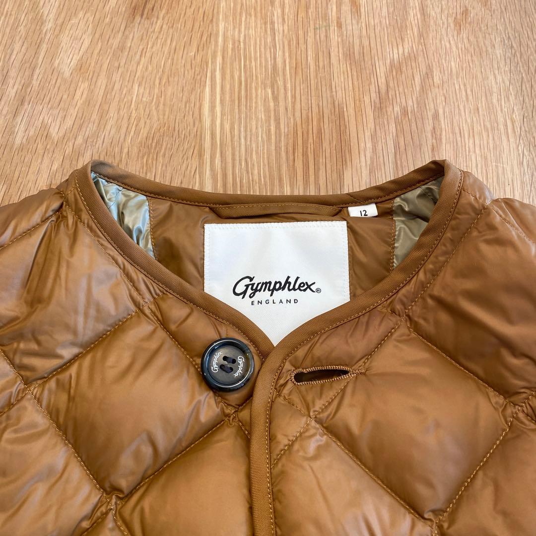 Gymplext ナイロンキルティングコート ブラウン　サイズ１２