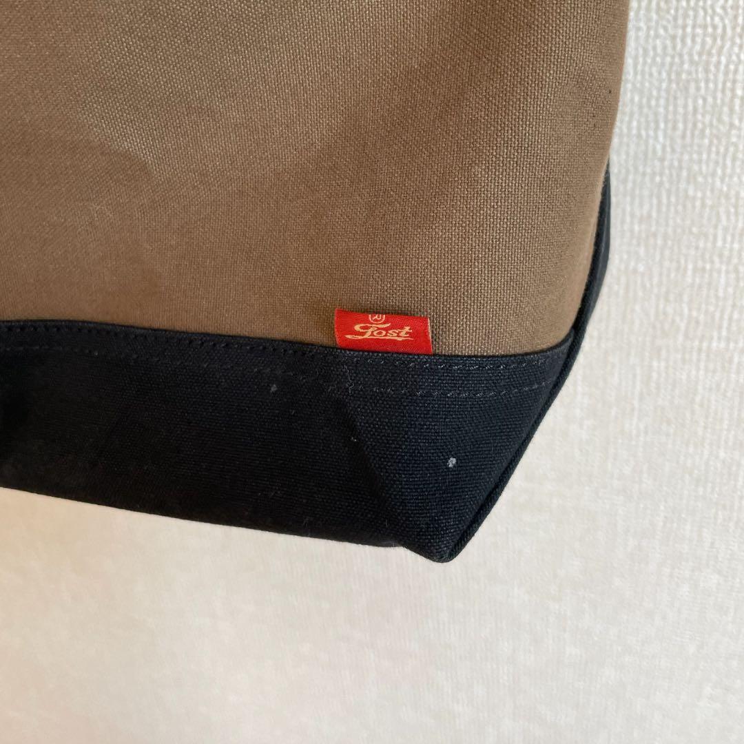 Lost Control キャンバストートバッグ 2way ブラウン