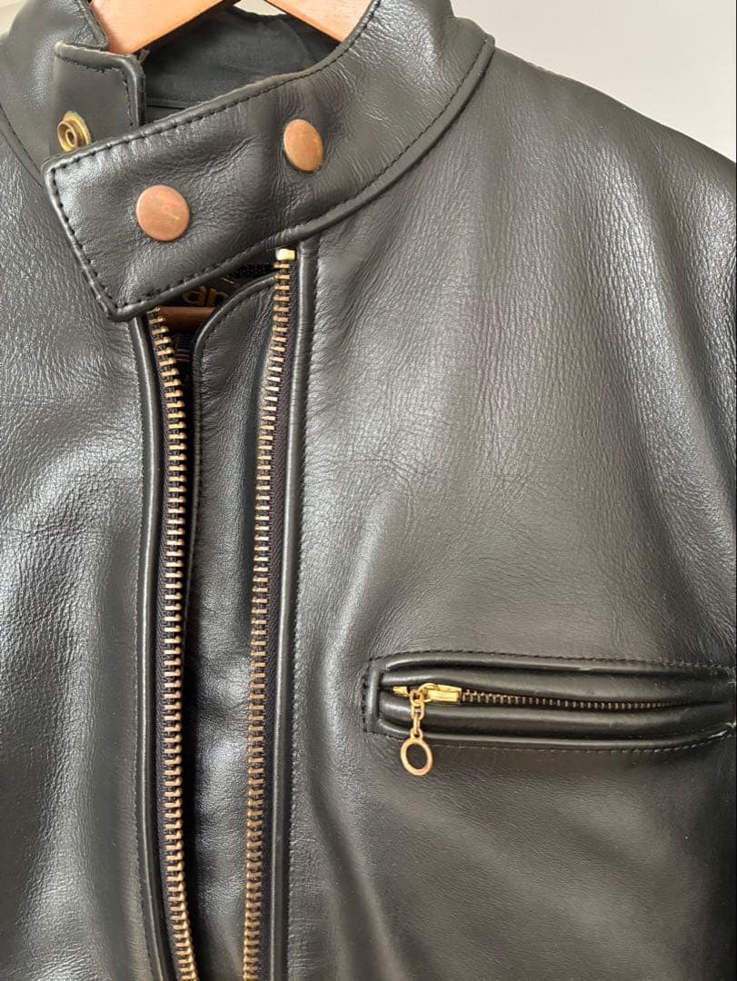 vanson leathers シングルライダースジャケット 36 ブラック