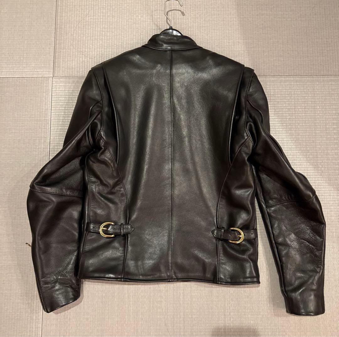 vanson leathers シングルライダースジャケット 36 ブラック