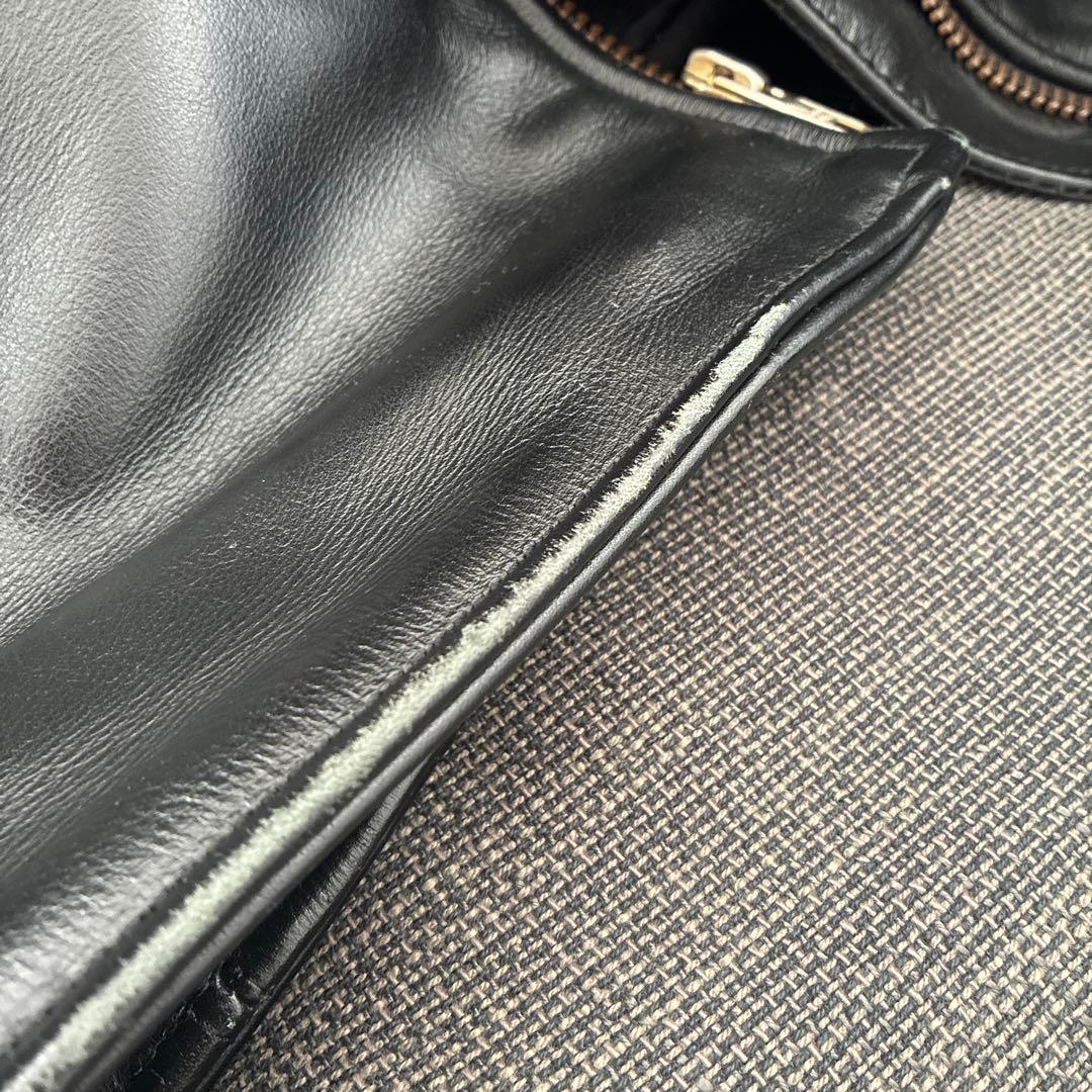 vanson leathers シングルライダースジャケット 36 ブラック