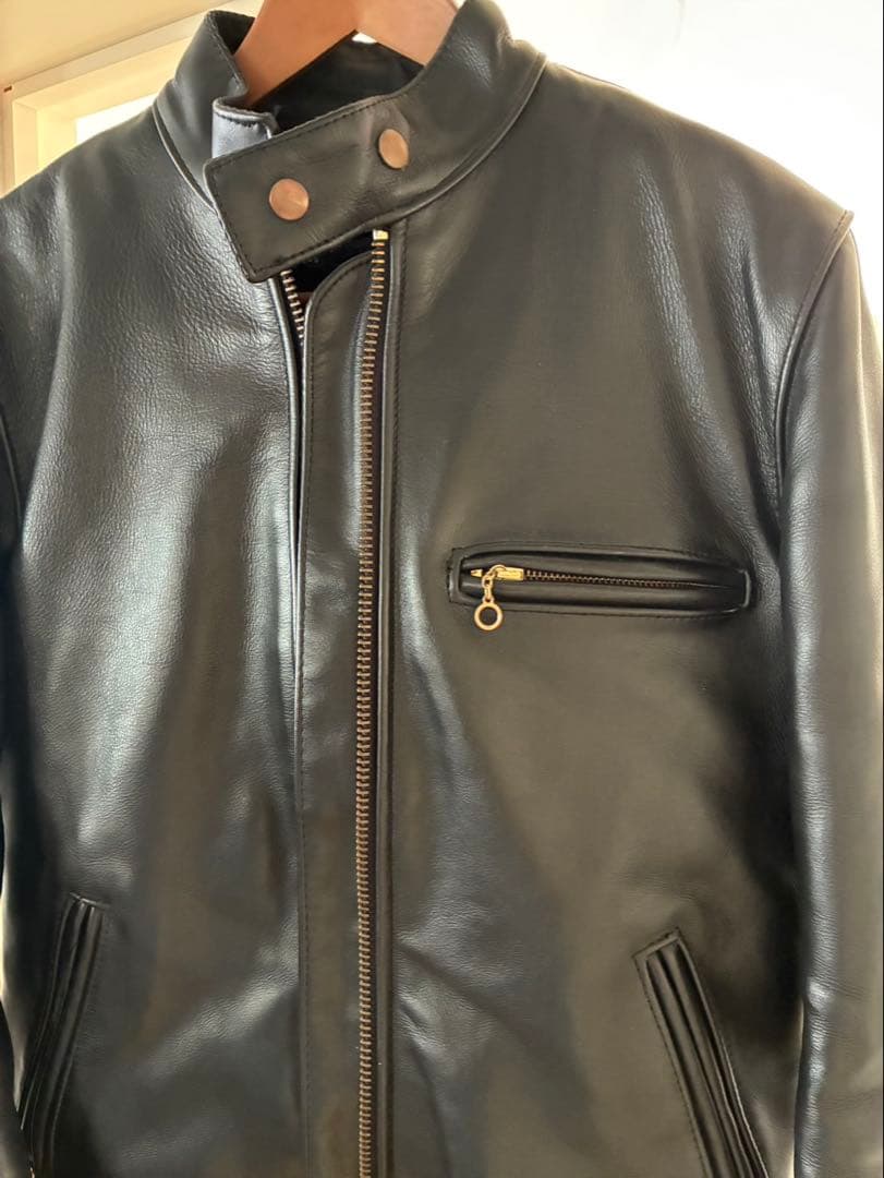 vanson leathers シングルライダースジャケット 36 ブラック