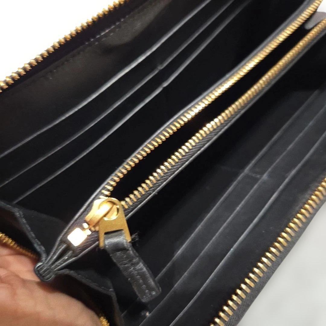 Bottega Veneta ブラックレザー 長財布　美品