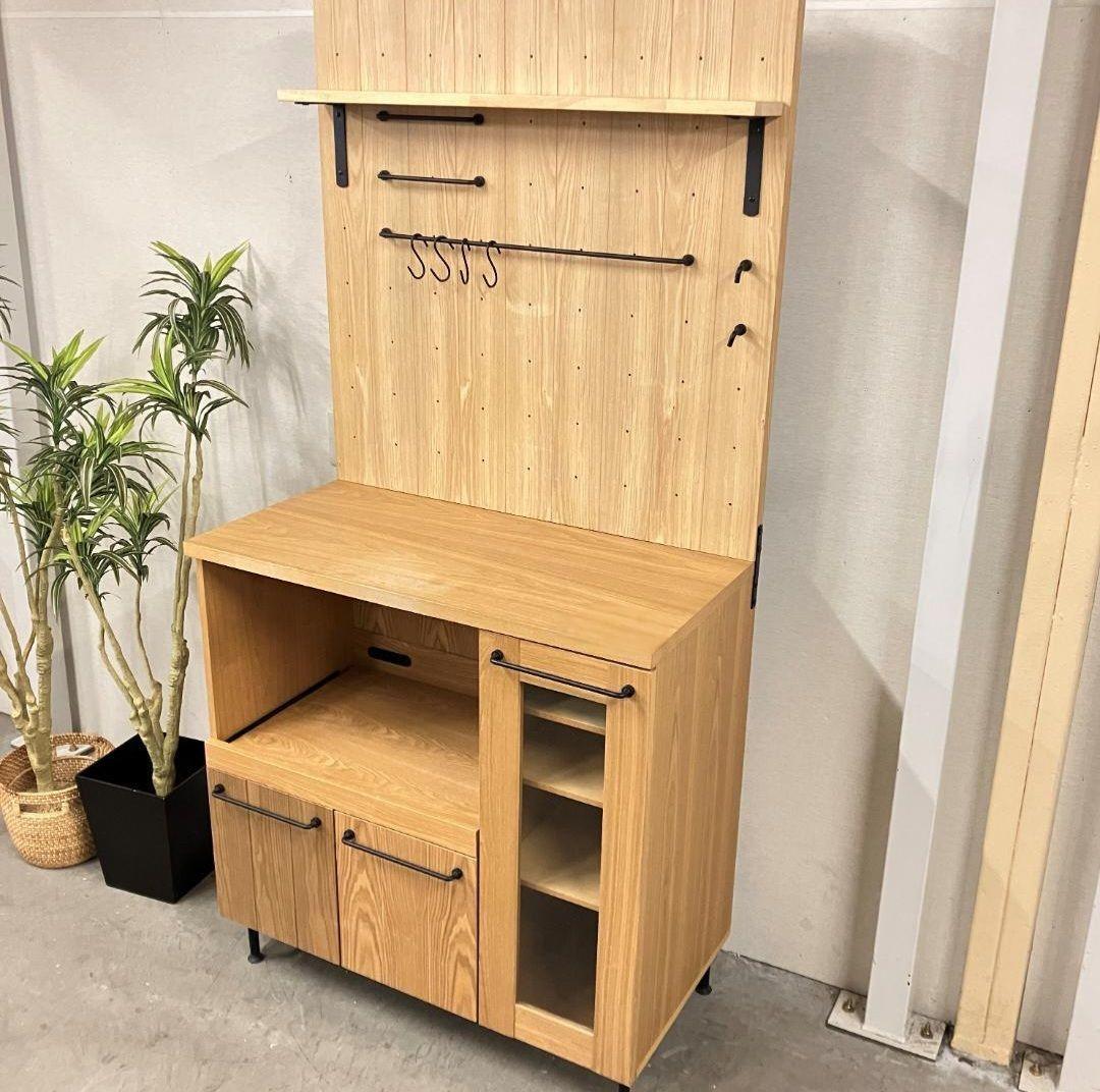 LOWYA 木製キッチンカウンター