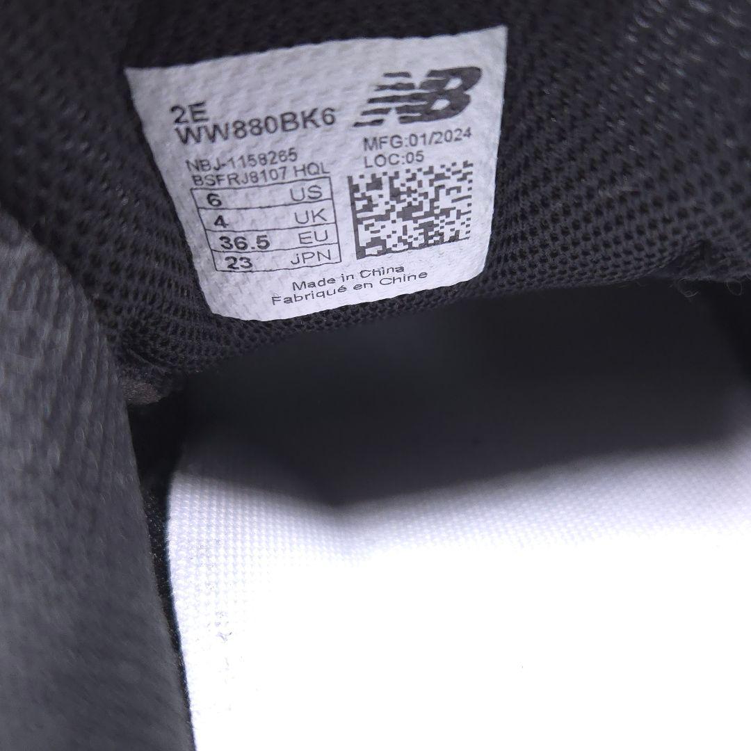 極美品 new balance ニューバランス スニーカー 23cm ブラック