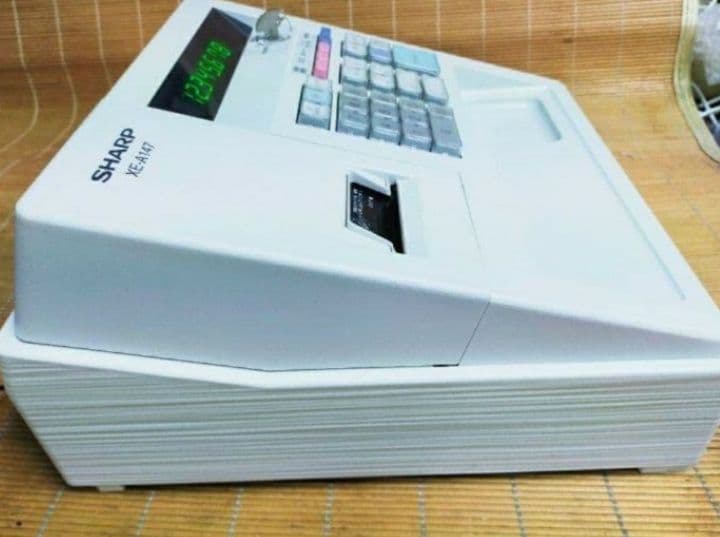 シャープレジスター　XE-A147　PC連携売上管理フル設定無料　742222
