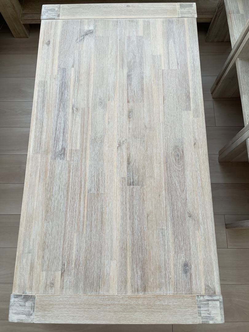 廃番 ウニコ MANOA マノア ローテーブル 幅120cm 棚板付き