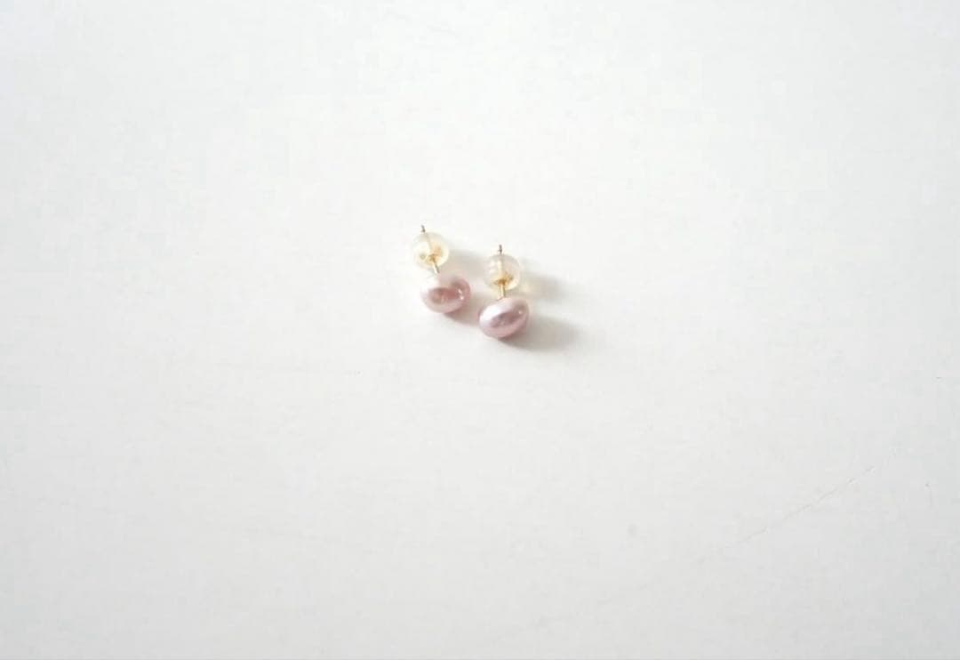 パーセルジュエリー　パールピアスk18美品