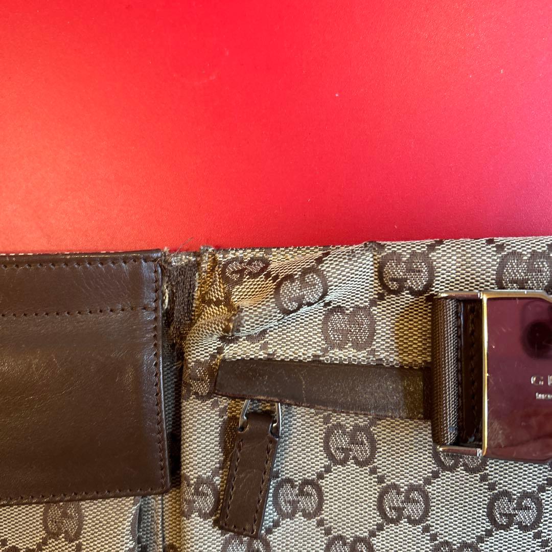 GUCCI ボディバッグ GGパターン ベージュ/ブラウン