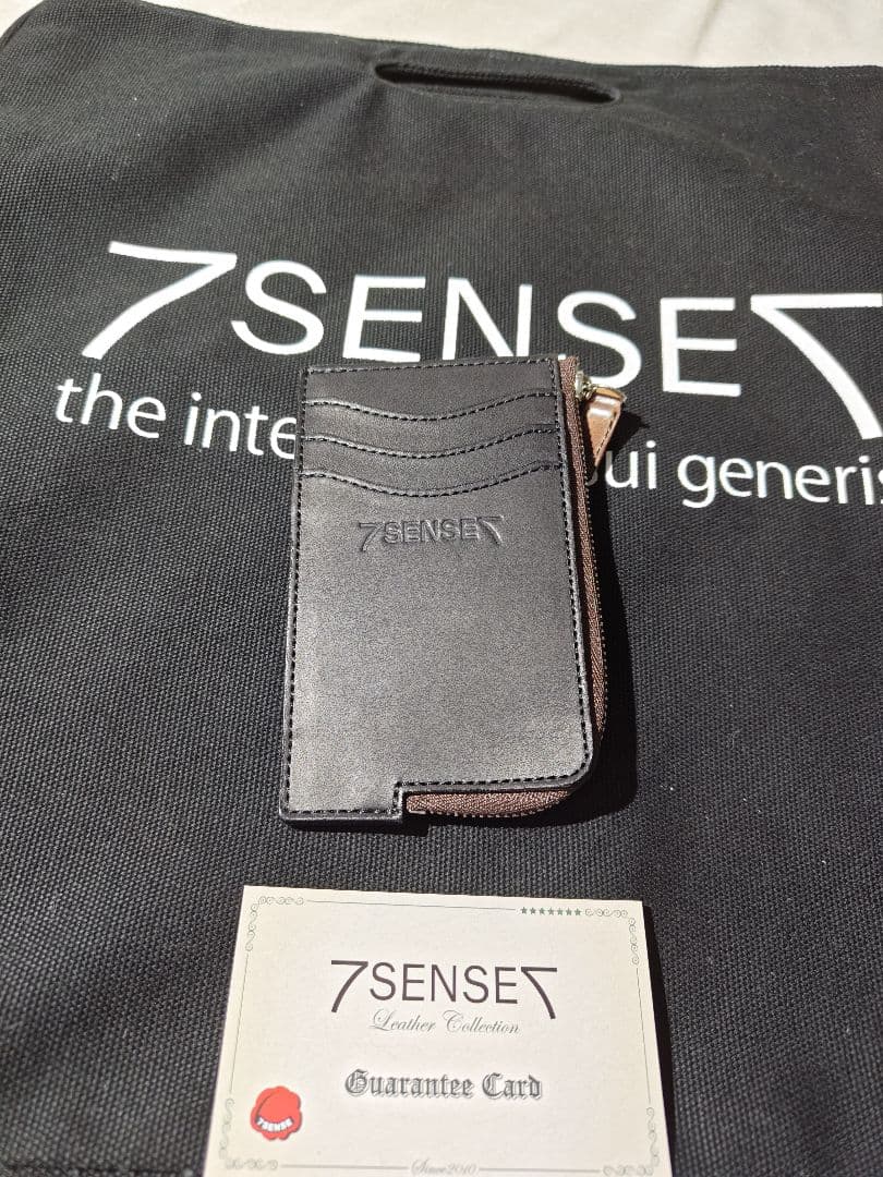 7SENSE シェルコードバン・3cardコンパクトラウンドジップ財布