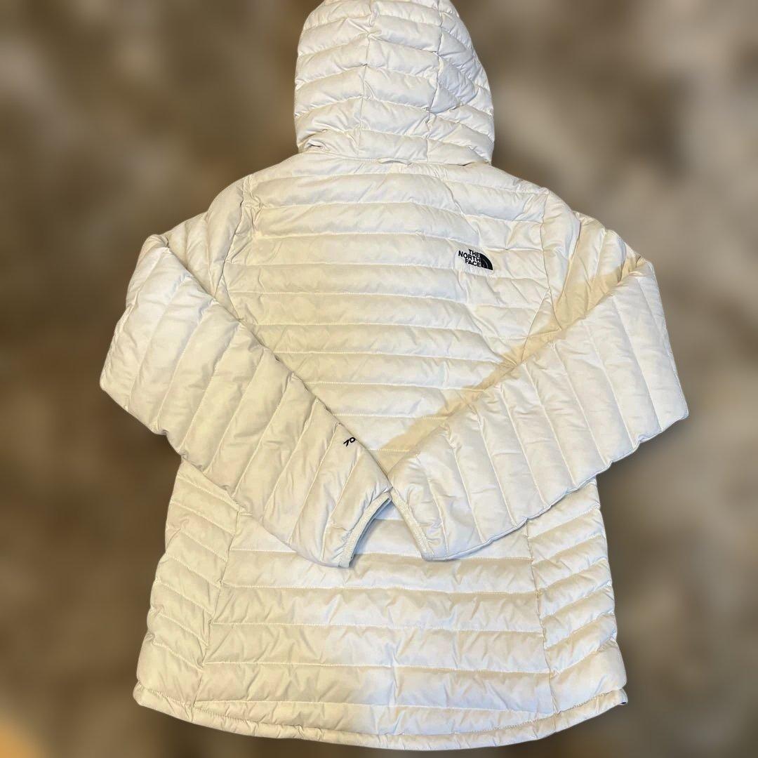 The North Face ダウンジャケット リバーシブル　ホワイト/花柄