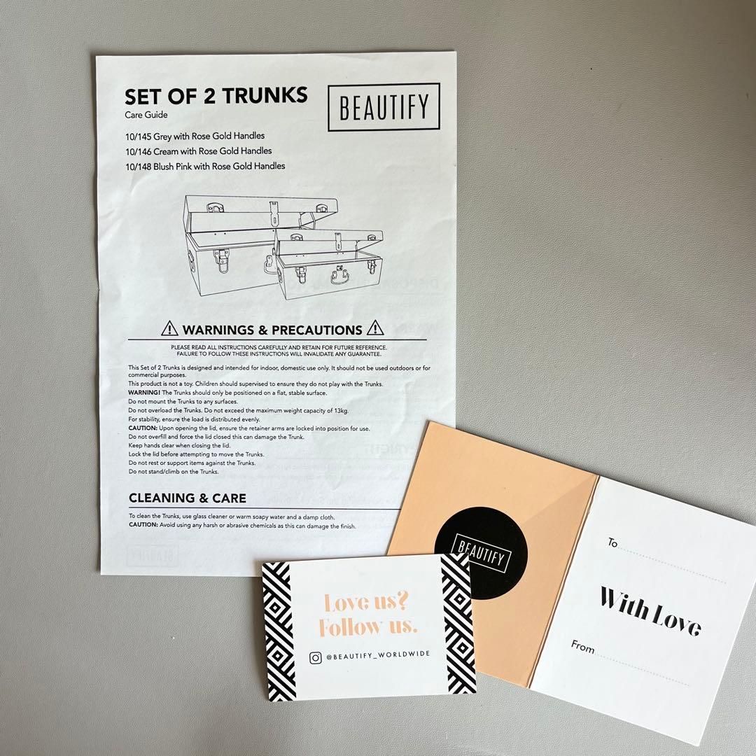 トランク型収納ボックス　ストレージボックス