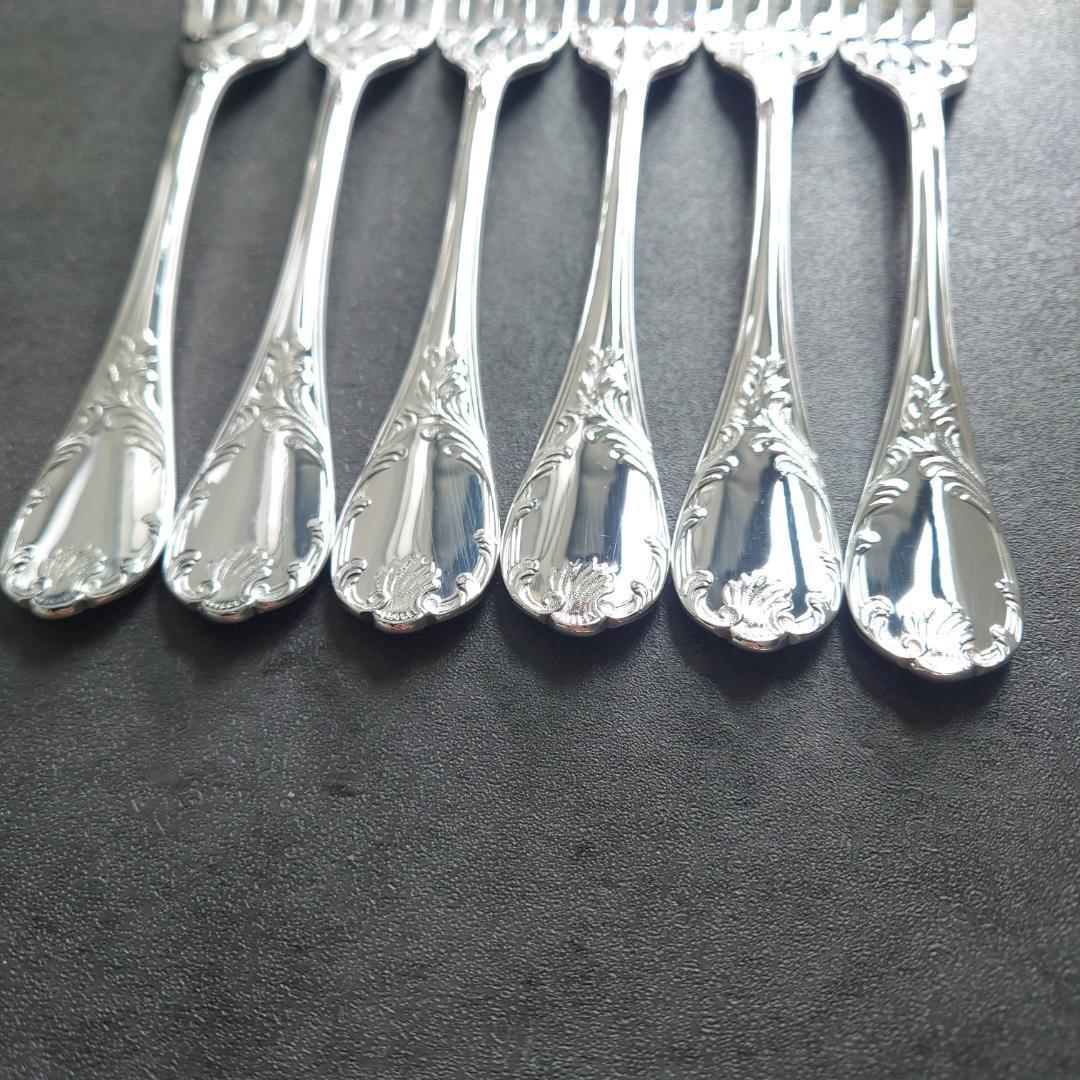 希少 美品 クリストフル マルリー フィッシュフォーク 6点