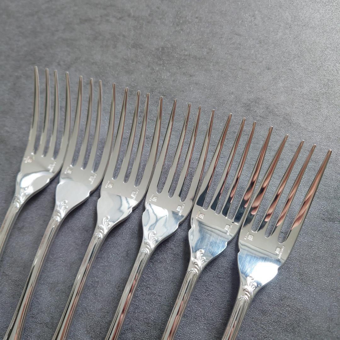 希少 美品 クリストフル マルリー フィッシュフォーク 6点