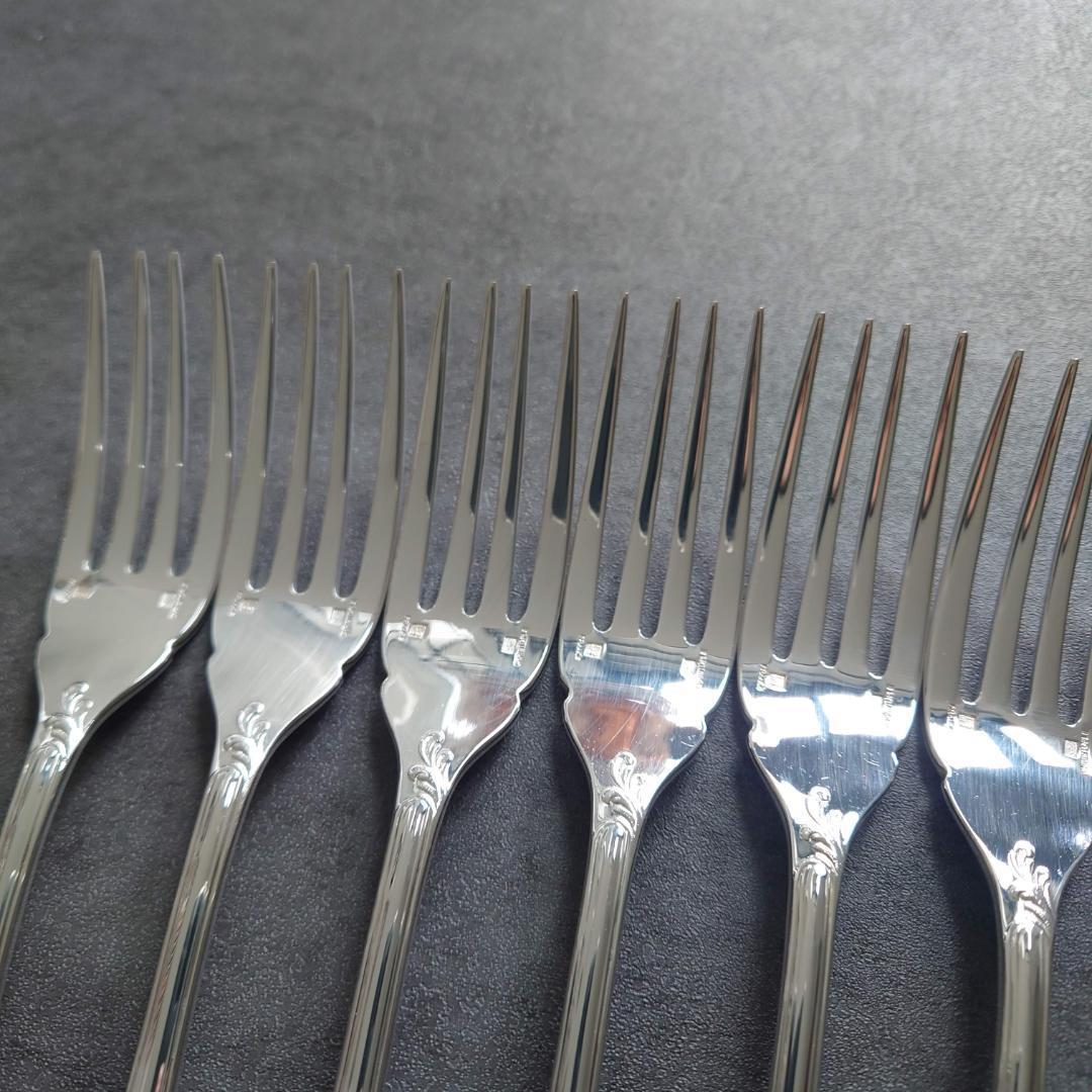 希少 美品 クリストフル マルリー フィッシュフォーク 6点