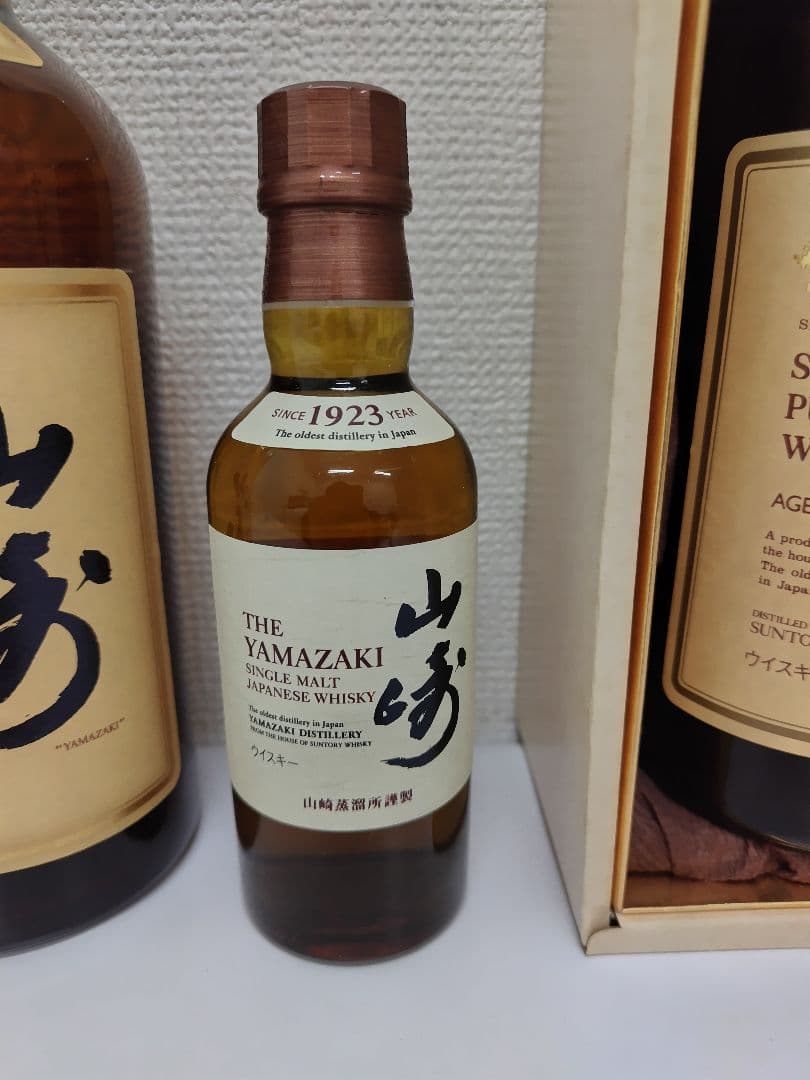 7*番様 山崎 12年　ピュアモルトウイスキー 700ml 2本&180ml 1