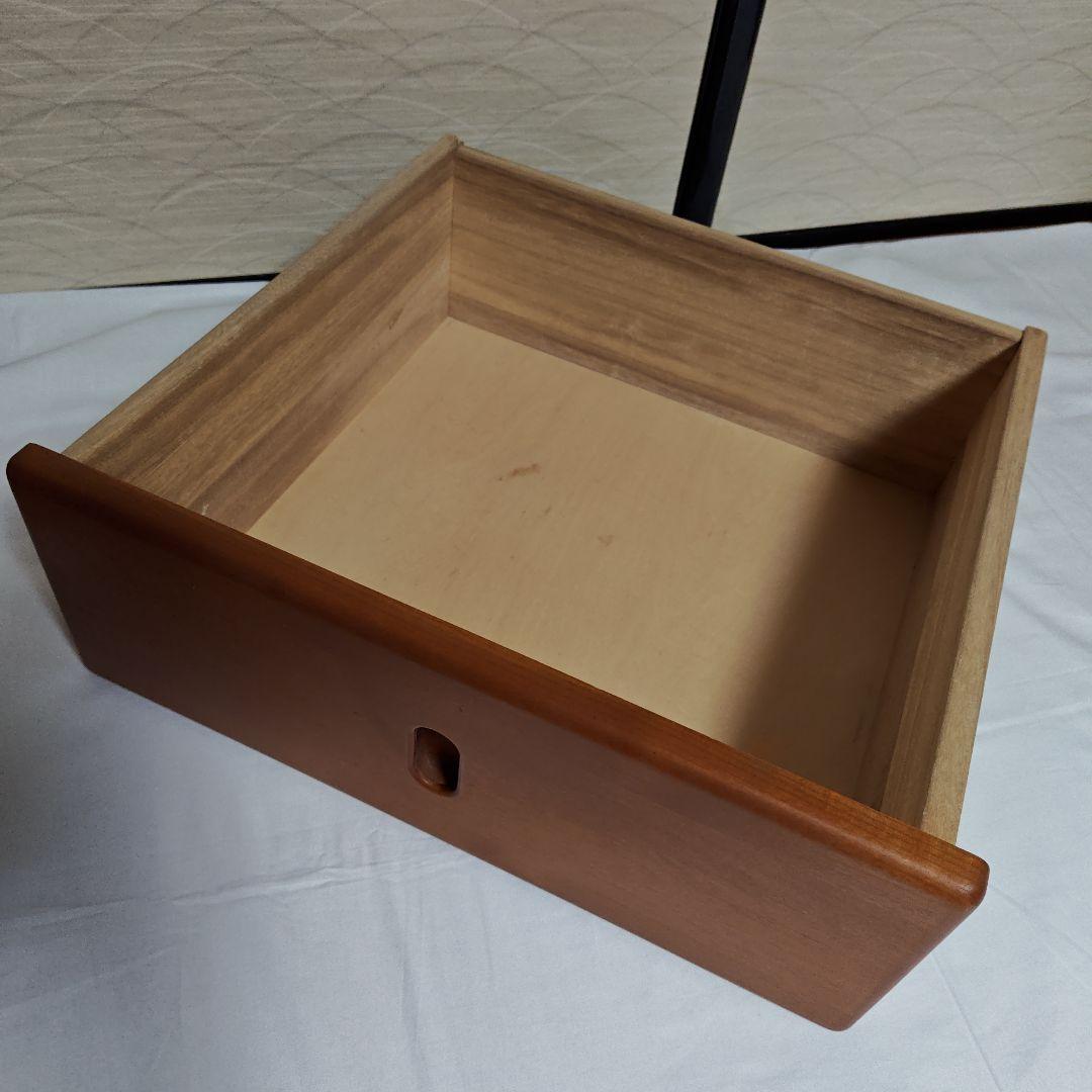 木製 5段チェスト ブラウン