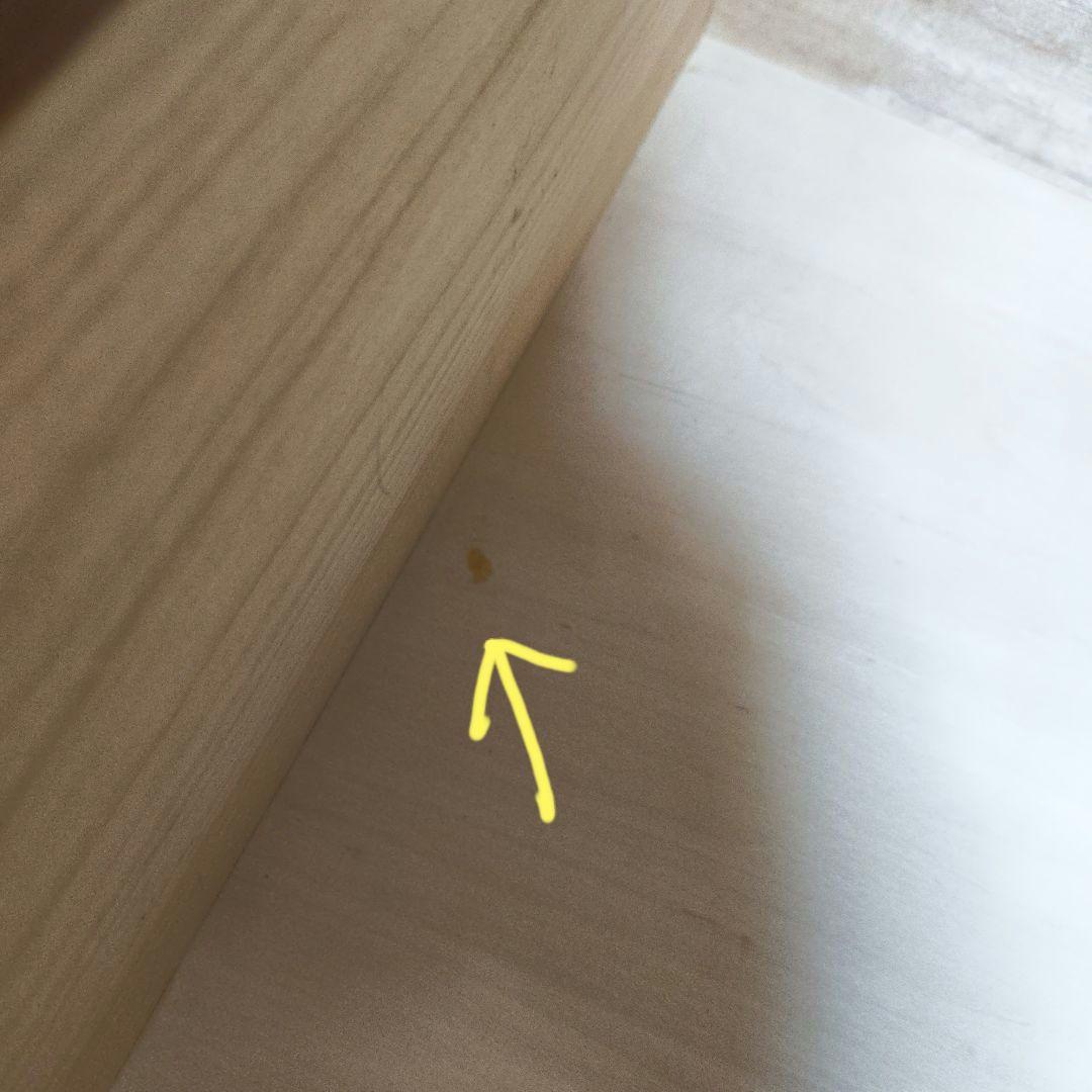 木製 5段チェスト ブラウン