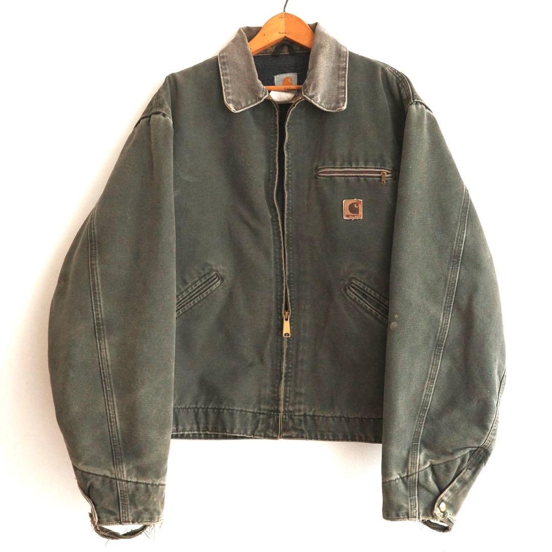 短丈個体 02年 US製 カーハート Mos デトロイトジャケット J97