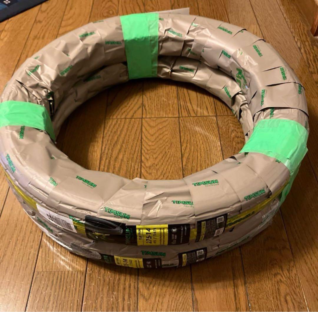 2.75化用　リトルカブ　2.75-14 タイヤ　前後セット　タイヤ2本のみ