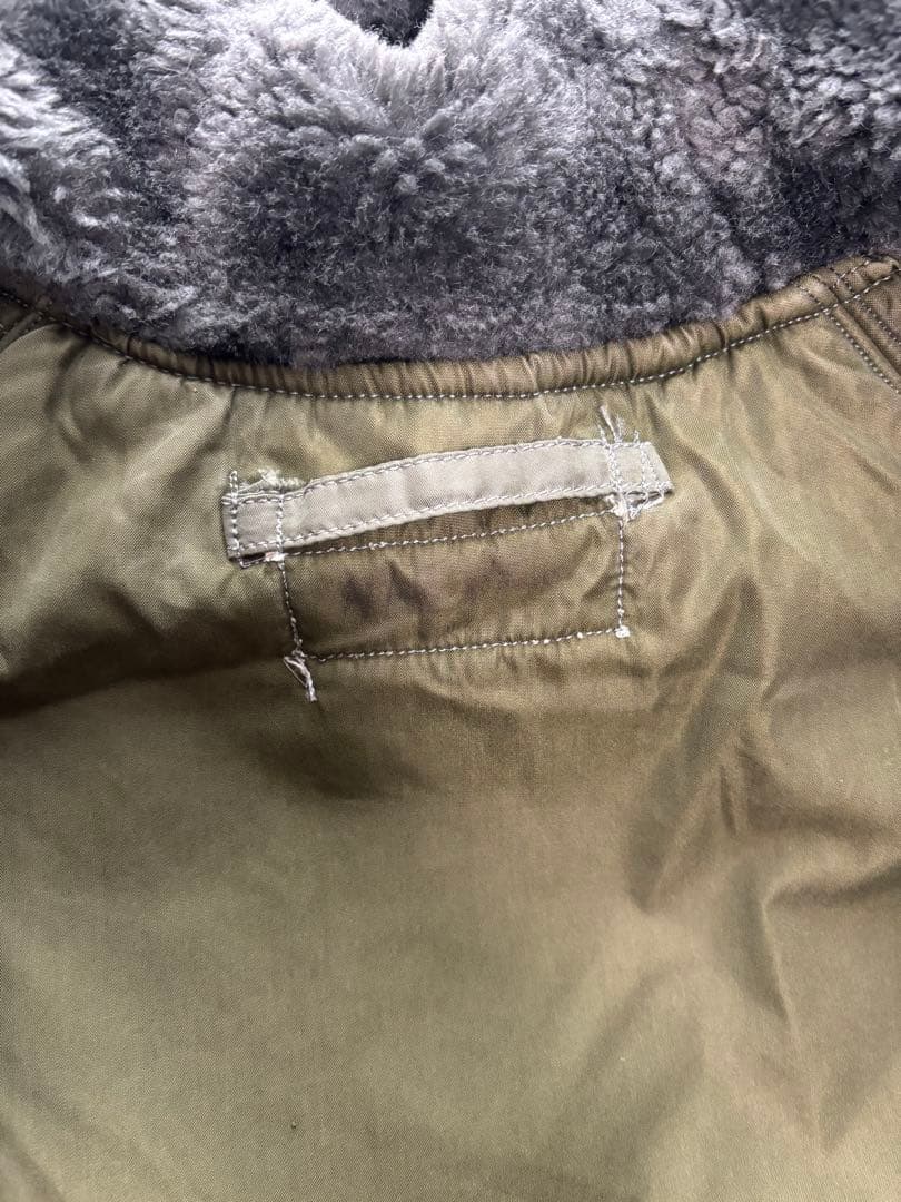 【希少】60's CONMARジップ N-3B フライトジャケット ファー