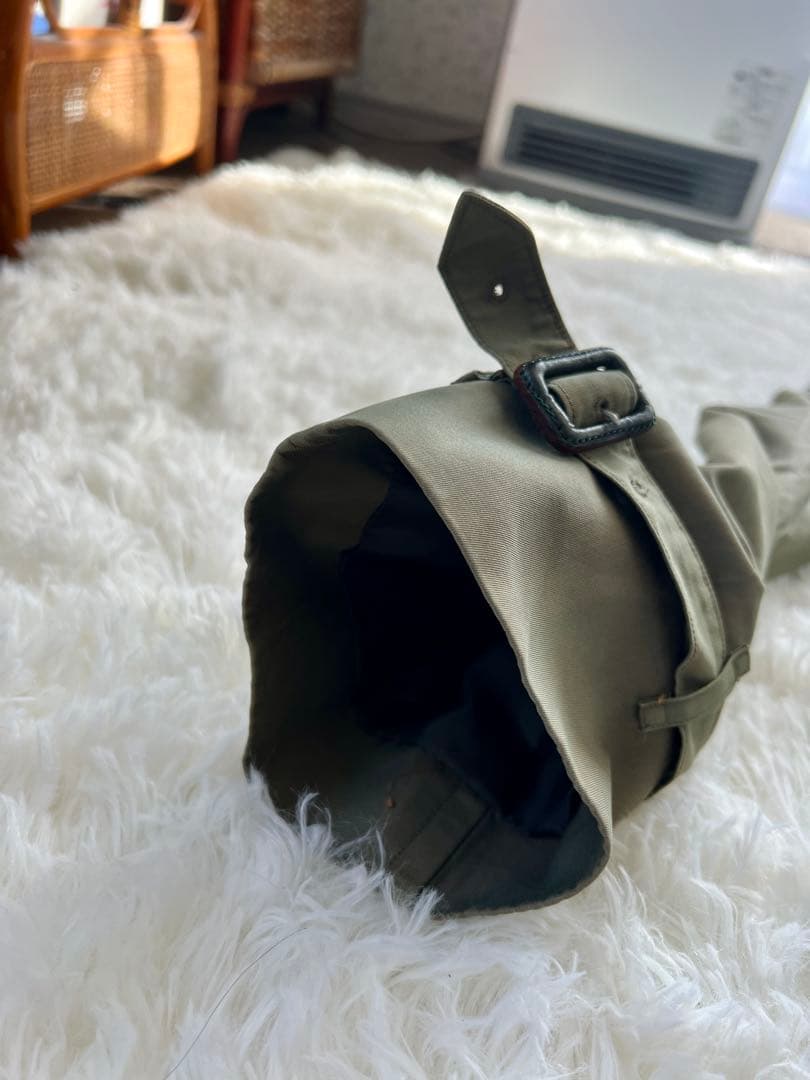 大特価　超希少XLバーバリー　玉虫色トレンチコート ダブル　ノバチェック