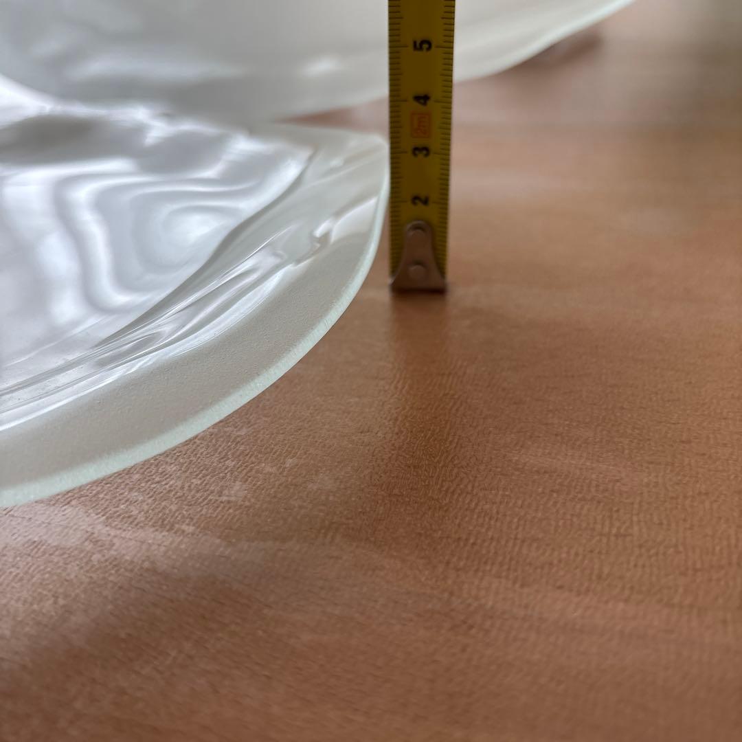 ガラス 大皿　プレート　2枚セット　イザベルラム