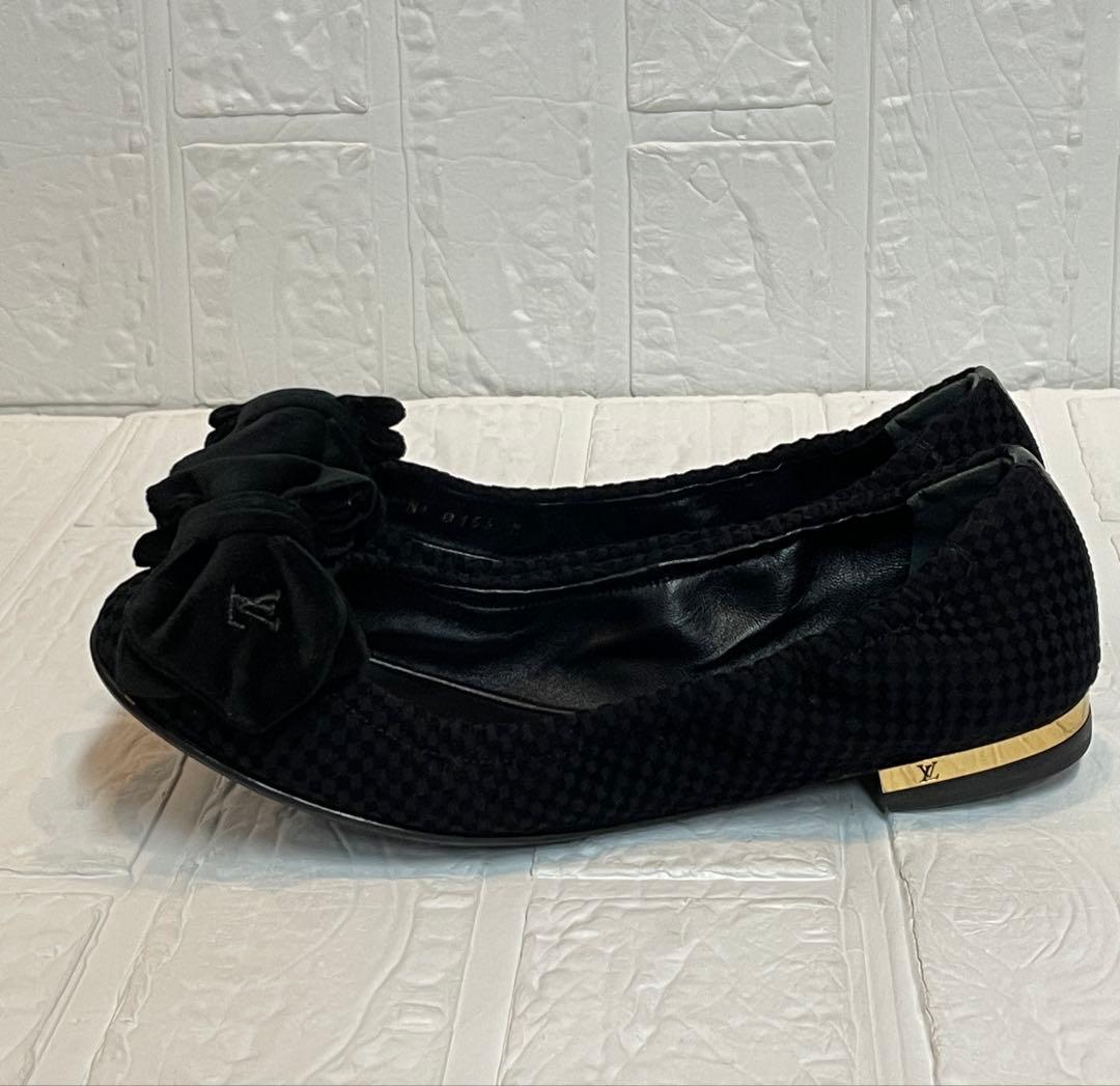 【美品】LOUIS VUITTONルイヴィトン　バレエシューズ　フラットシューズ