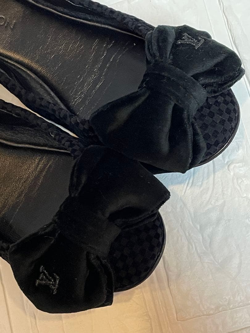 【美品】LOUIS VUITTONルイヴィトン　バレエシューズ　フラットシューズ