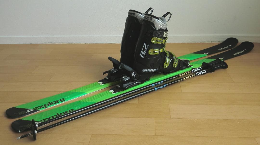 ■1月限定■送料無料■ELAN■メンズスキーセット■160■メンテ付■